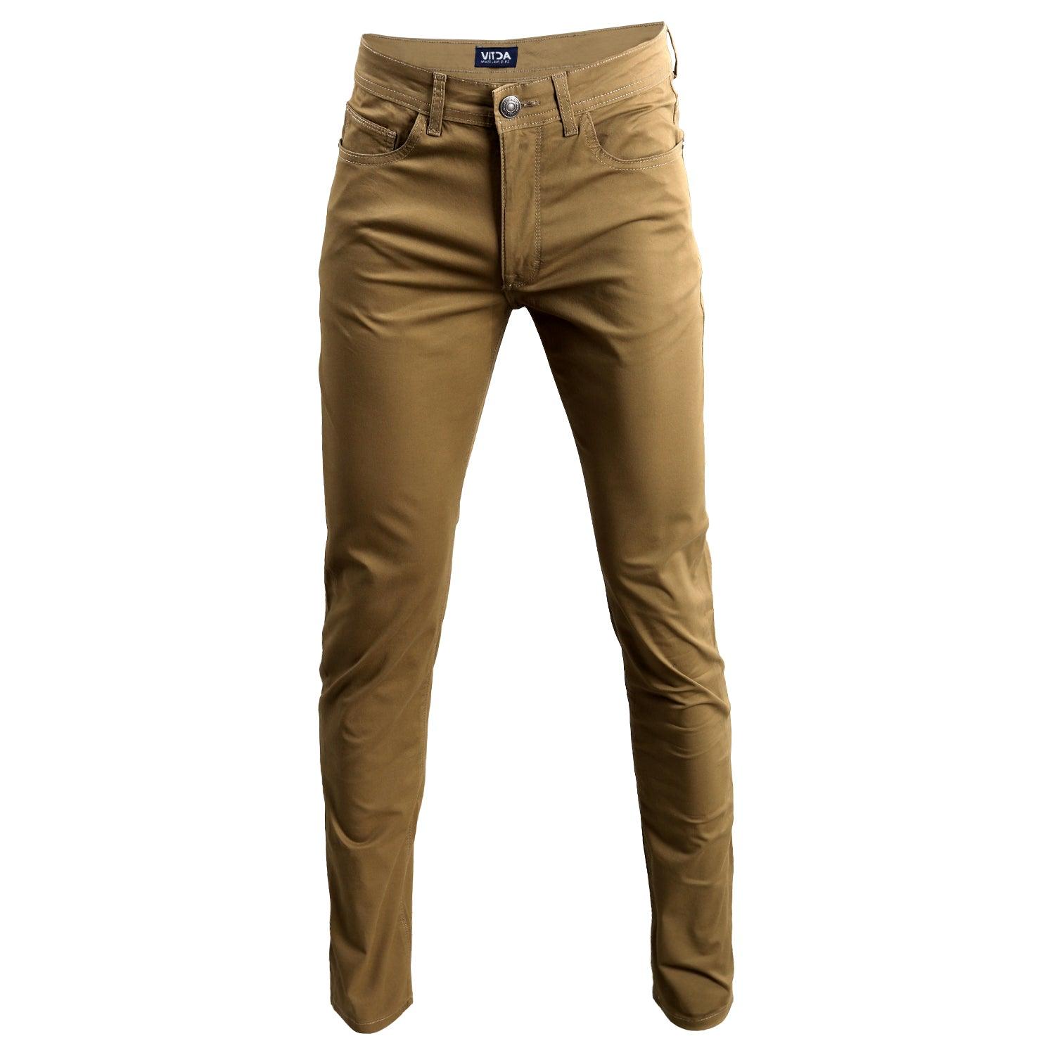 ACTIV SKINNY FIT PANTS 5PKT - BROWN TECH-PNT1965 Activ Abou Alaa