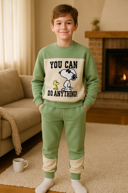 ACTIV CROW R.NECK SET - MINT