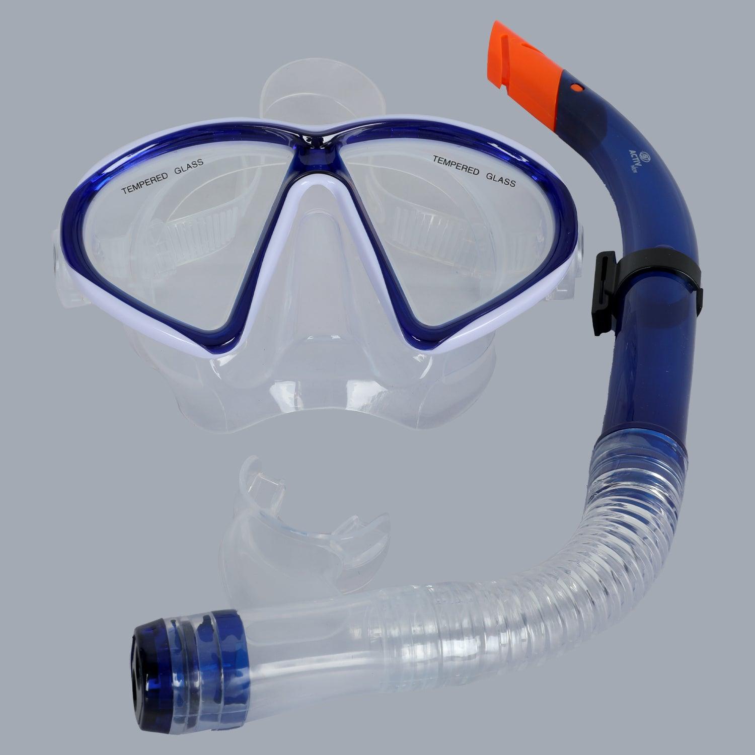 ACTIVNEW ADULT MASK&SNORKLE - BLUE M12+SN6 Activ Abou Alaa