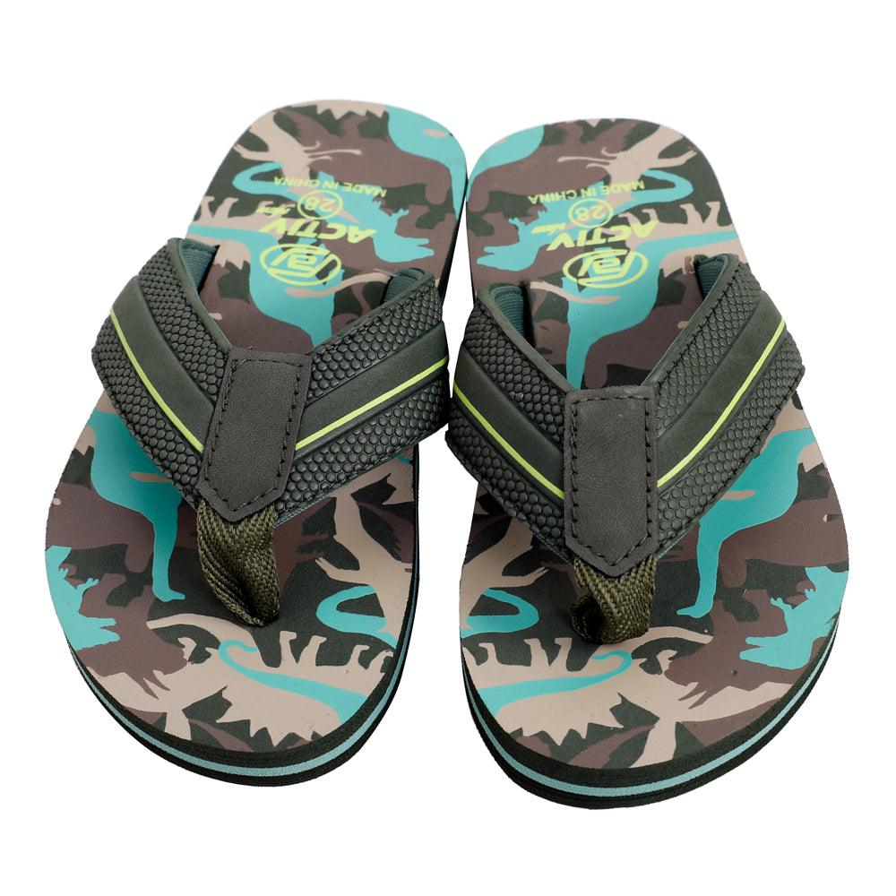 ACTIVNEW KIDS FLIP FLOP - KHAK*BLACK | Activ Abou Alaa