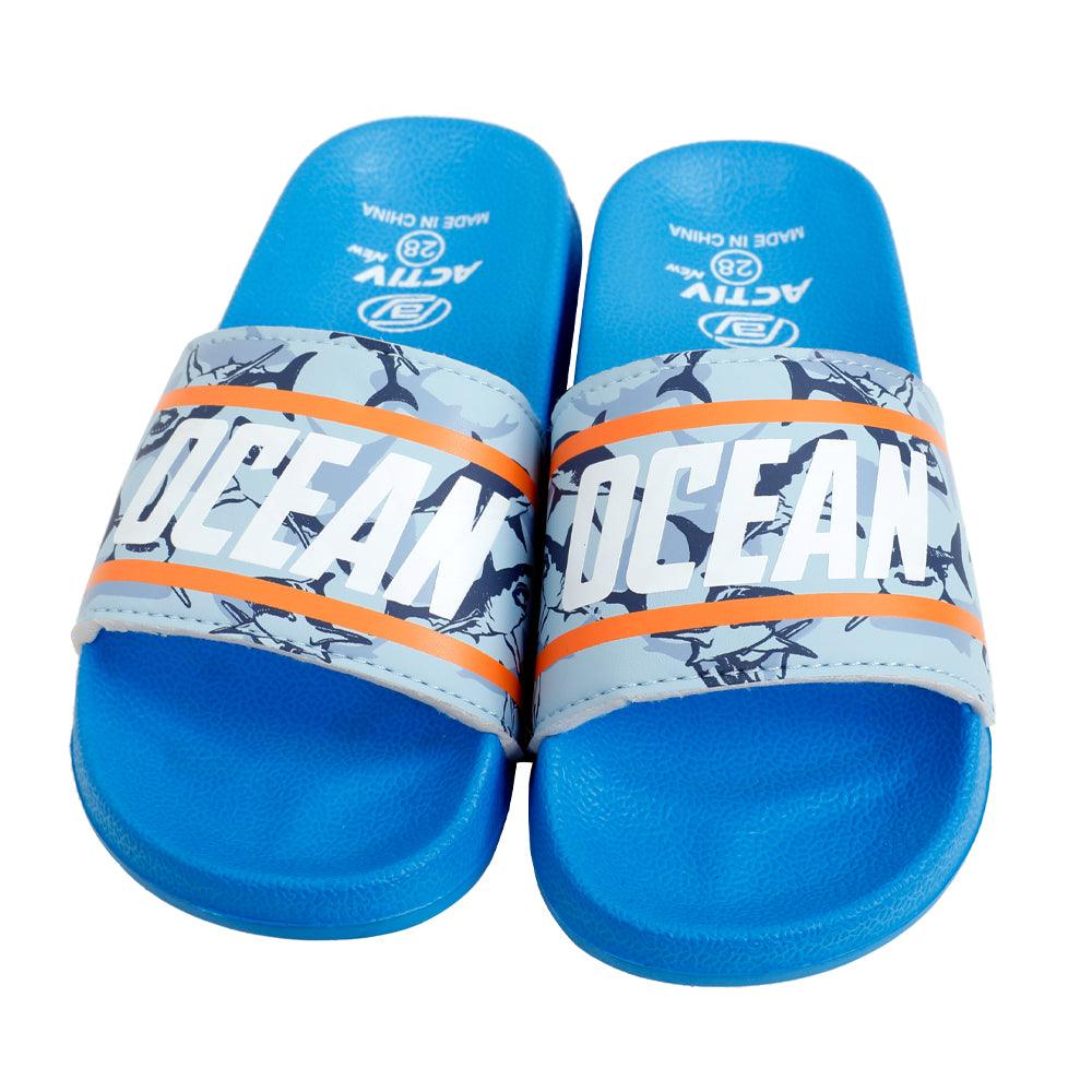 ACTIVNEW KIDS SLIPPER - BLUE 20227408 Activ Abou Alaa