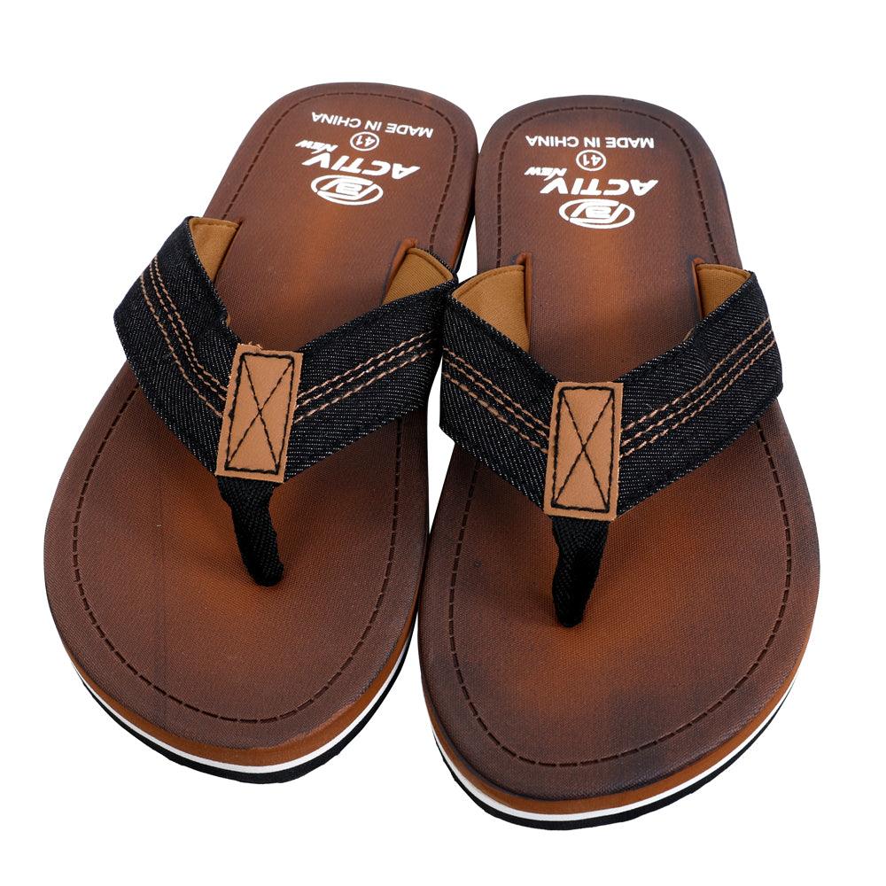 ACTIVNEW MEN'S FLIP FLOP - BROWN 20227426 Activ Abou Alaa