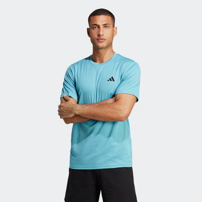 ADIDAS TR-ES BASE T T-SHIRTS - BLUE IC7431 Activ Abou Alaa