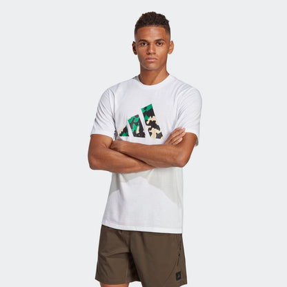 ADIDAS TR-ES+ BL LOG T-SHIRTS - WHITE IB8259 Activ Abou Alaa