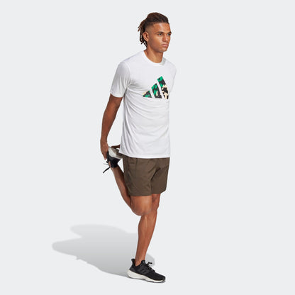 ADIDAS TR-ES+ BL LOG T-SHIRTS - WHITE IB8259 Activ Abou Alaa