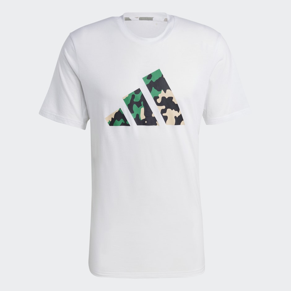 ADIDAS TR-ES+ BL LOG T-SHIRTS - WHITE IB8259 Activ Abou Alaa