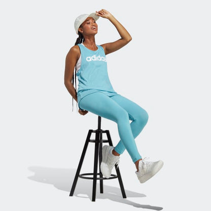 ADIDAS W LIN LEG TIGHTS - BLUE ID0022 Activ Abou Alaa