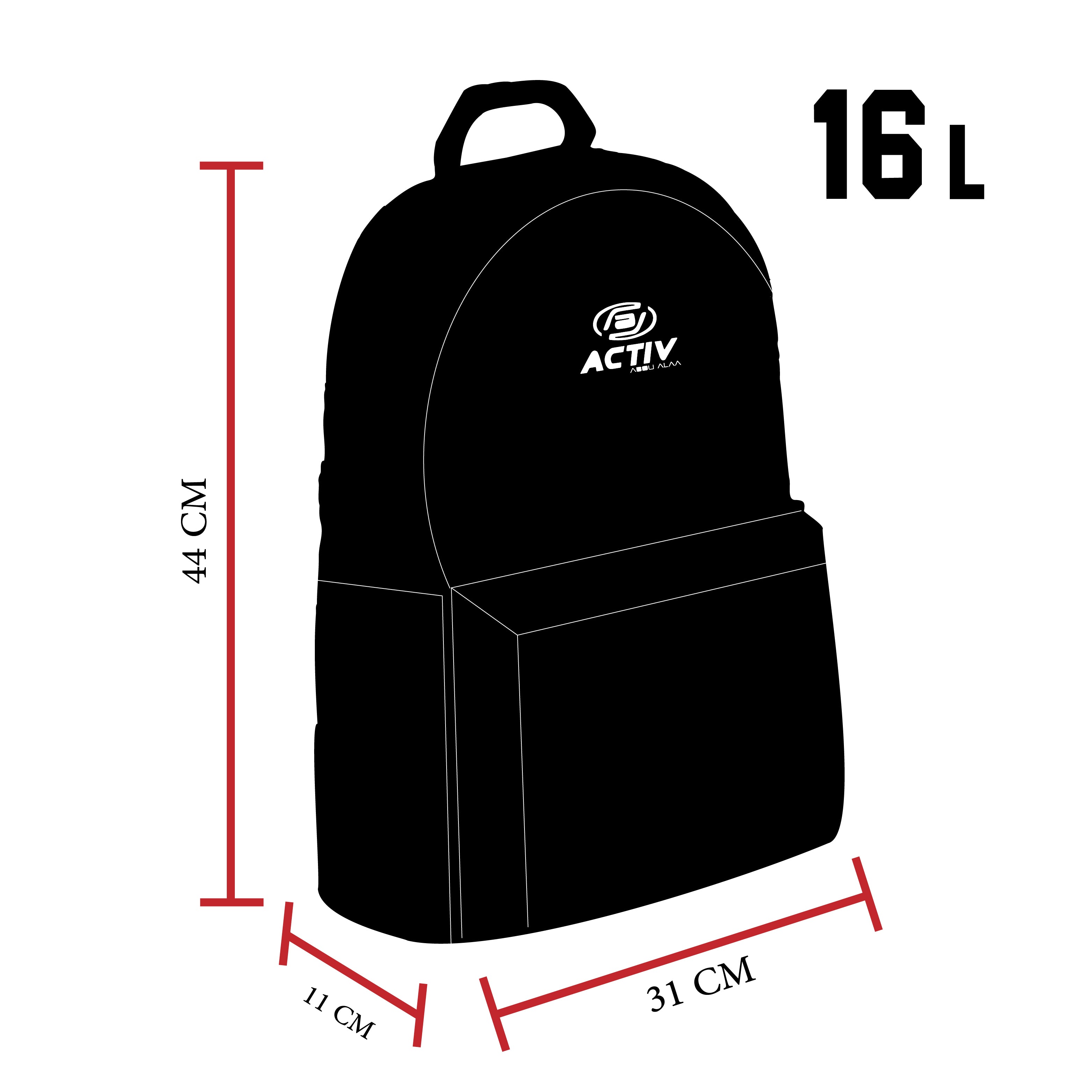 ACTIV BTS BACKPACK - BLACK - Activ Abou Alaa