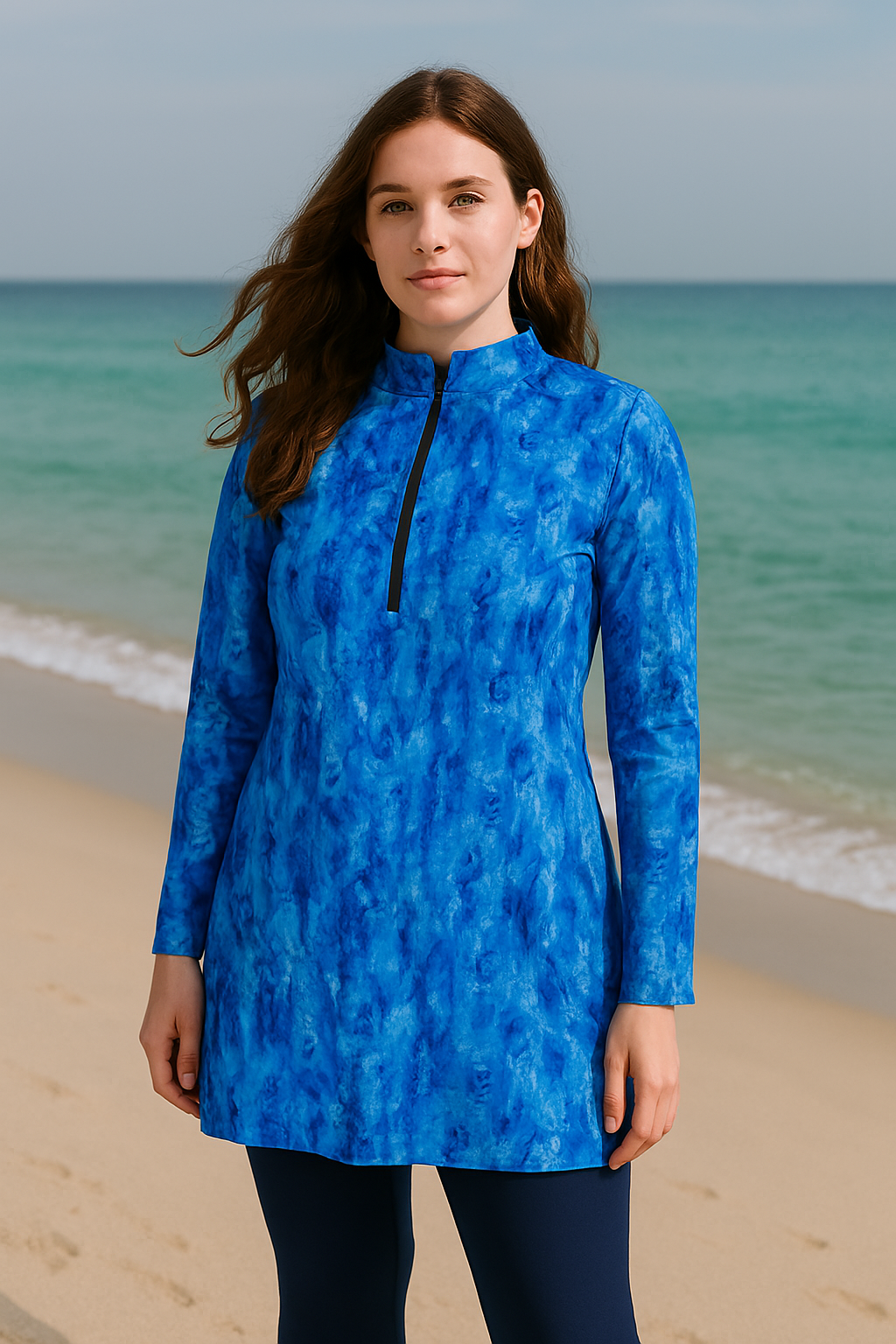 ACTIV F.COVER H.Z BURKINI*3 - INDIGO