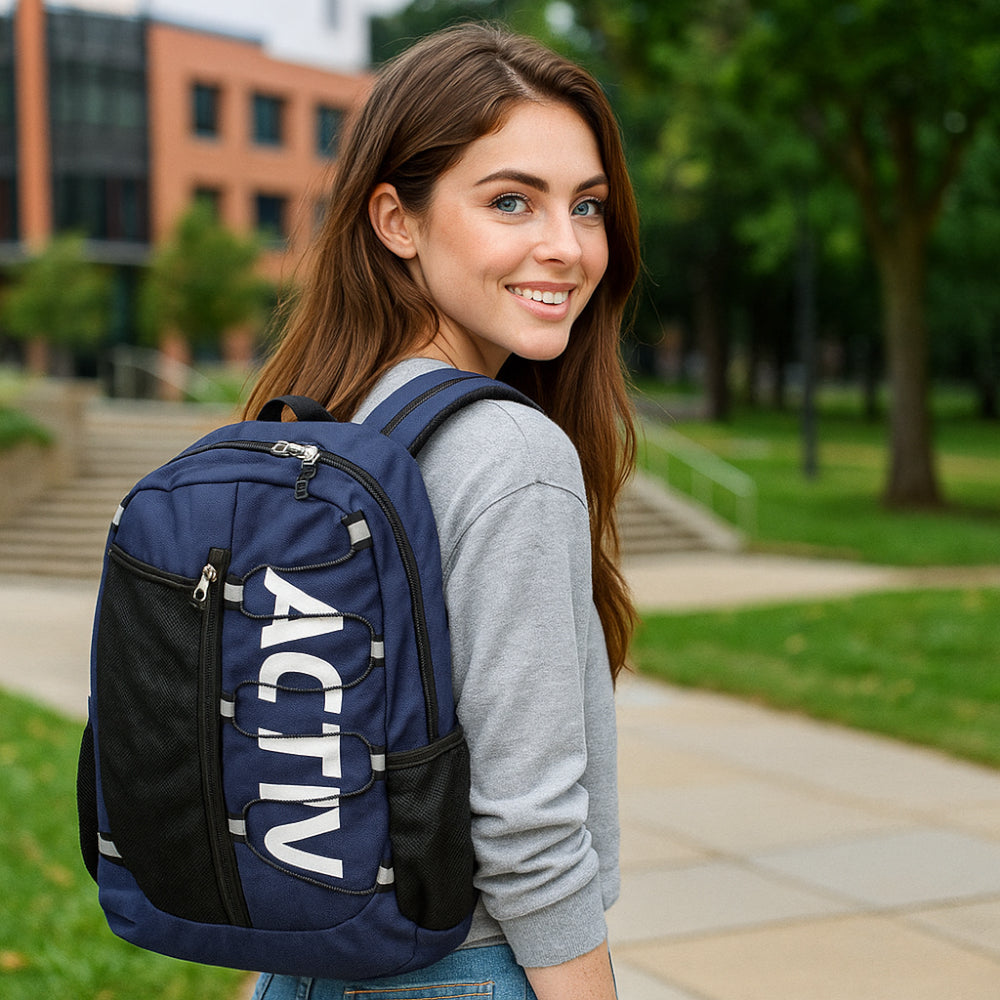 ACTIV LAPTOP BACKPACK - NAVY