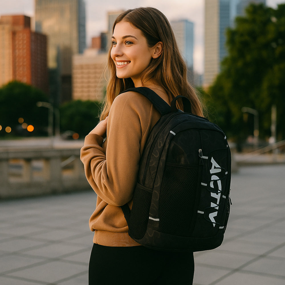 ACTIV LAPTOP BACKPACK - HART*BLACK