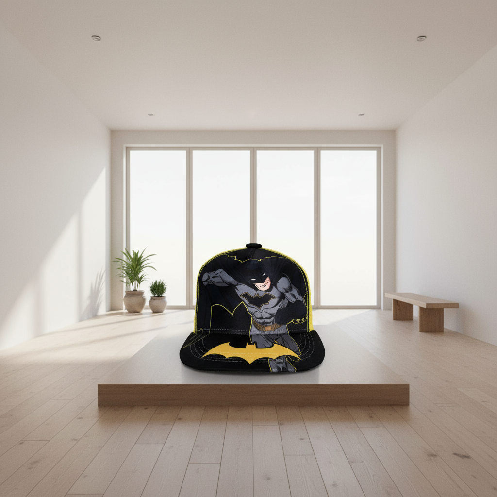 BATMAN BOY'S SNAP CAP - YELLOW