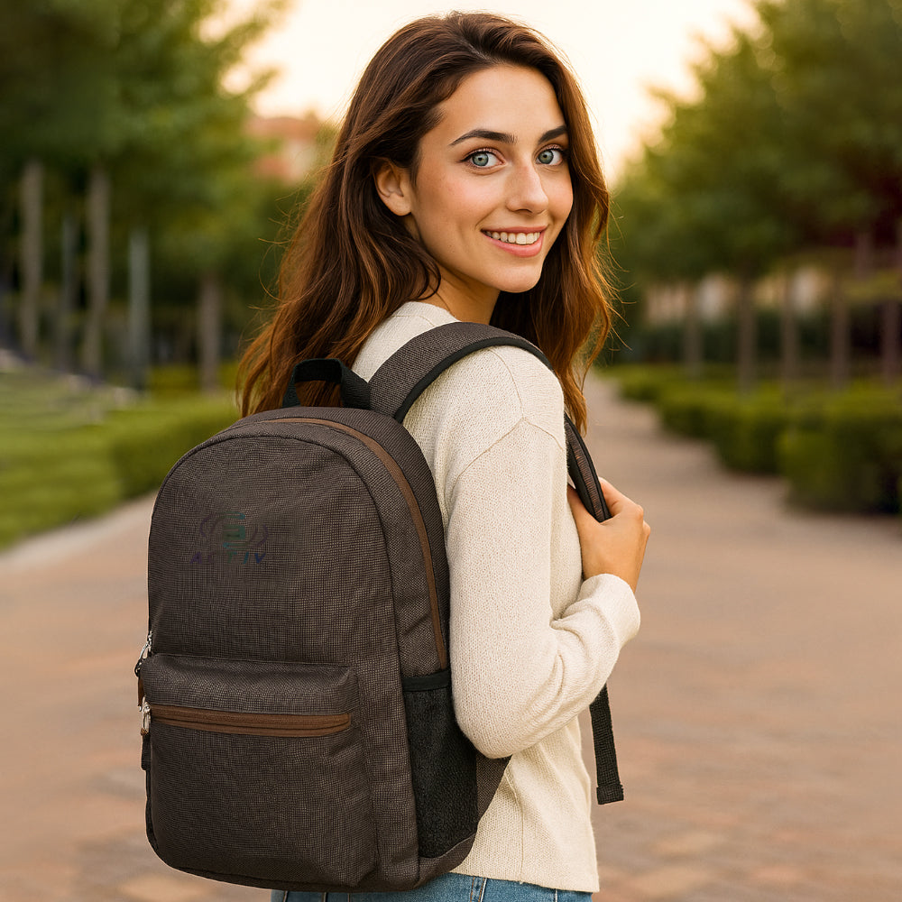 ACTIV LAPTOP BACKPACK - BROWN