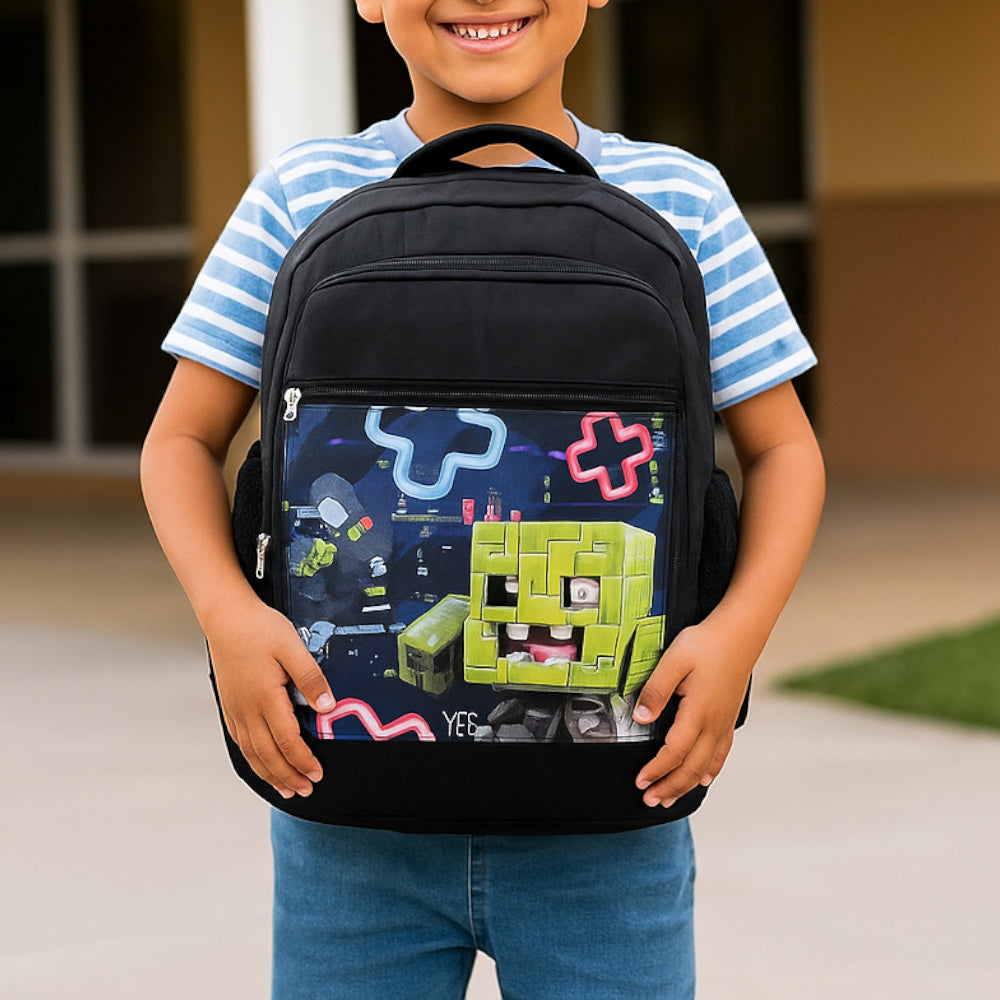 GRAFFITI TROPIC BACKPACK - BLACK