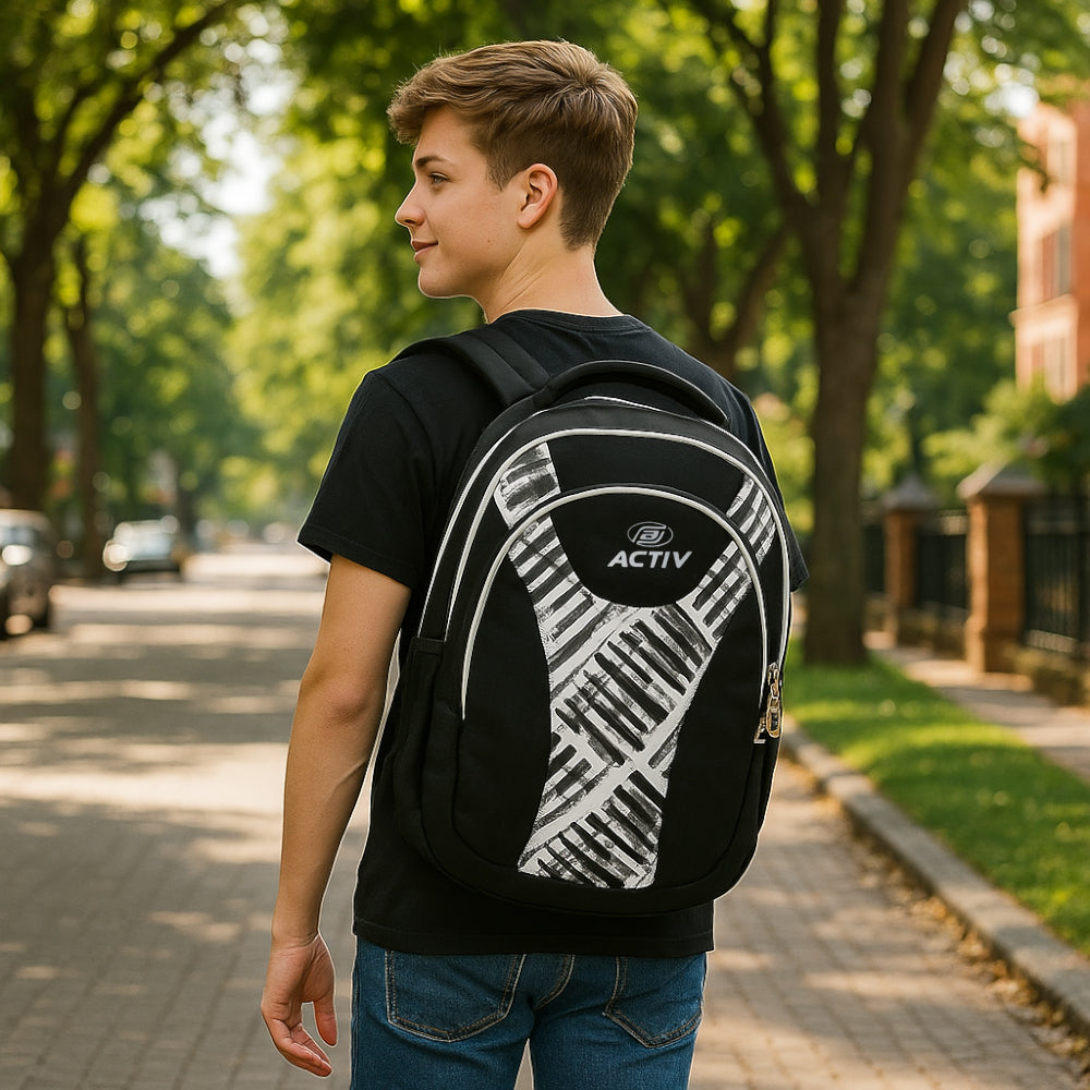 ACTIV LAPTOP BACKPACK - BLACK