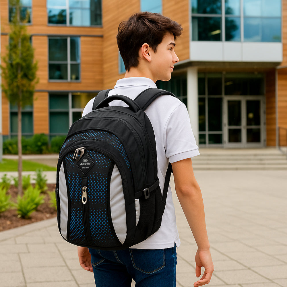 ACTIV LAPTOP BACKPACK - BLACK