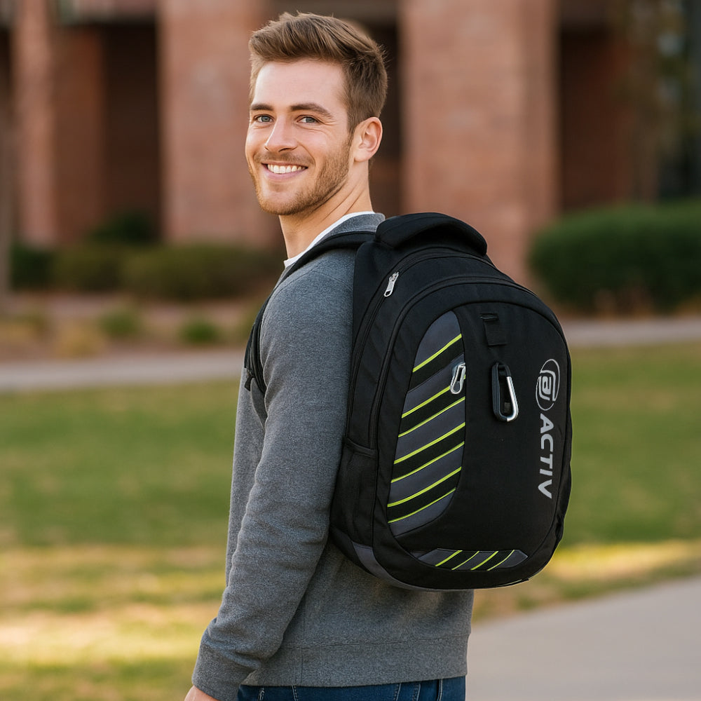 ACTIV LAPTOP BACKPACK - BLACK