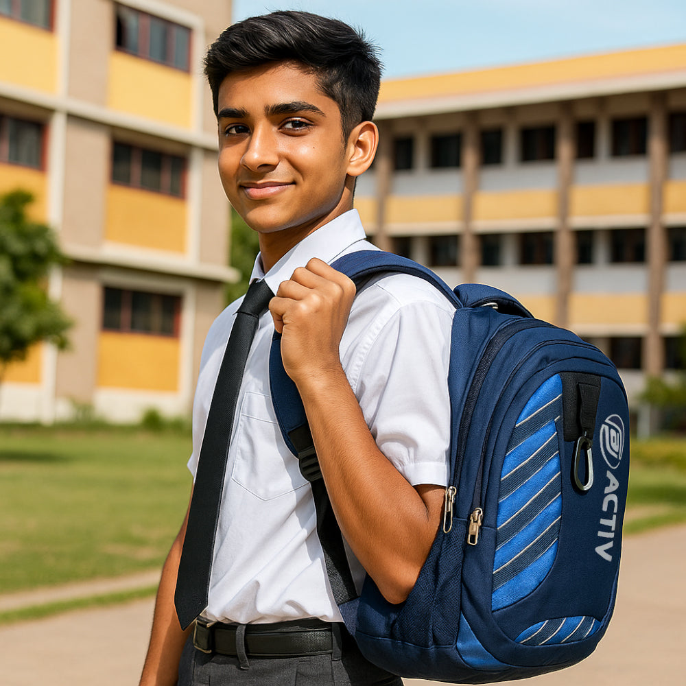 ACTIV LAPTOP BACKPACK - NAVY