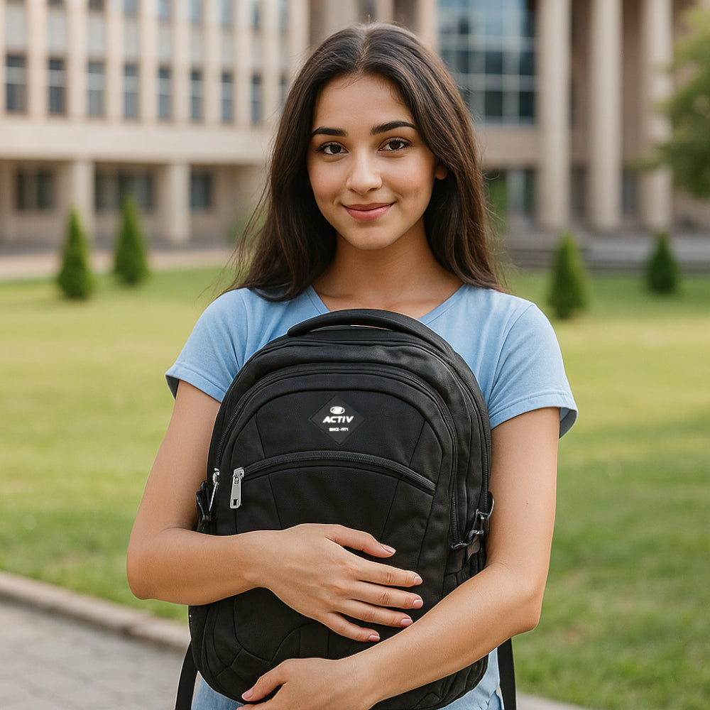 ACTIV LAPTOP BACKPACK - BLACK
