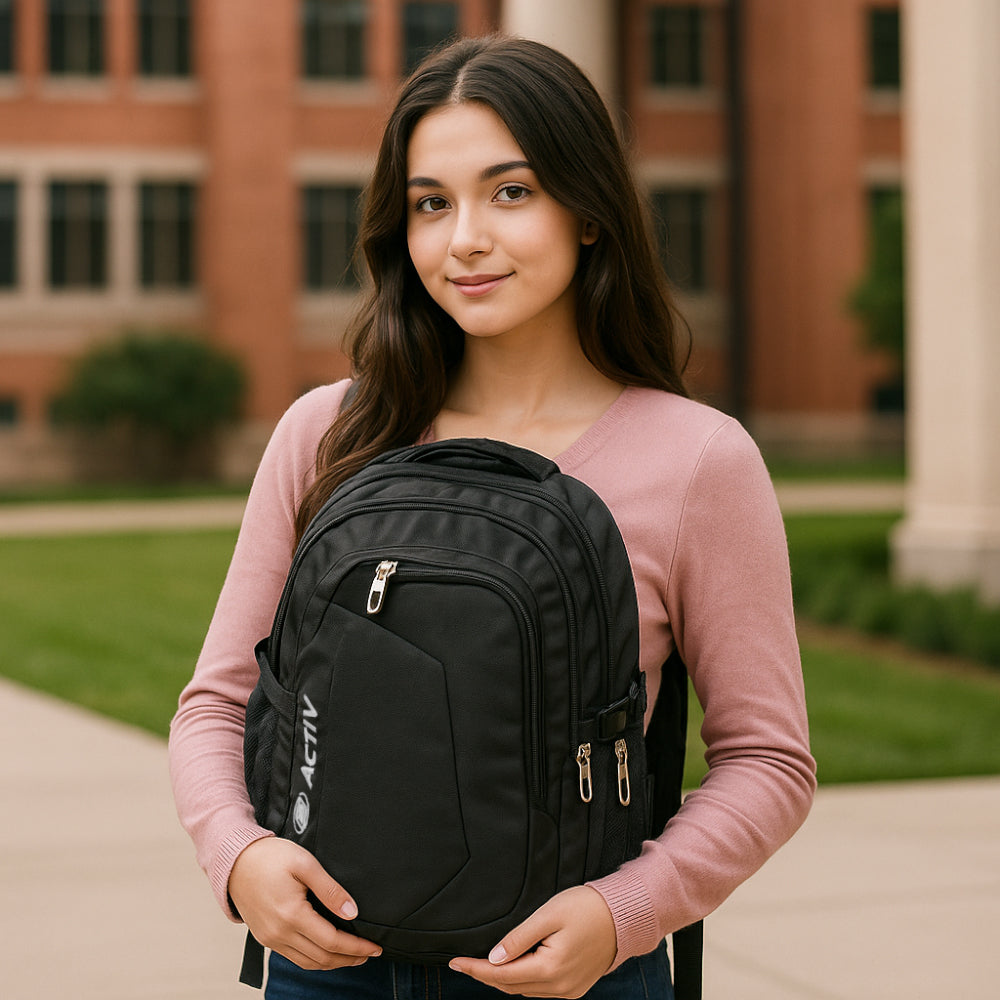 ACTIV LAPTOP BACKPACK - BLACK