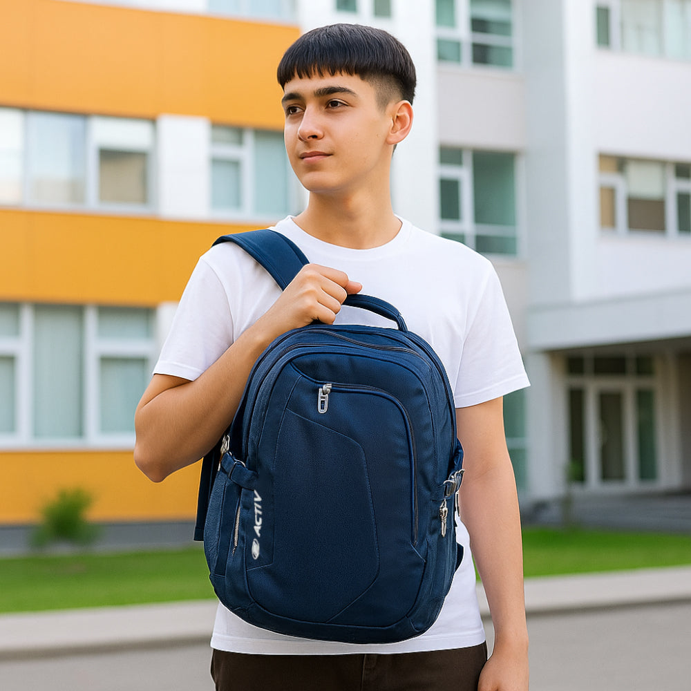 ACTIV LAPTOP BACKPACK - NAVY