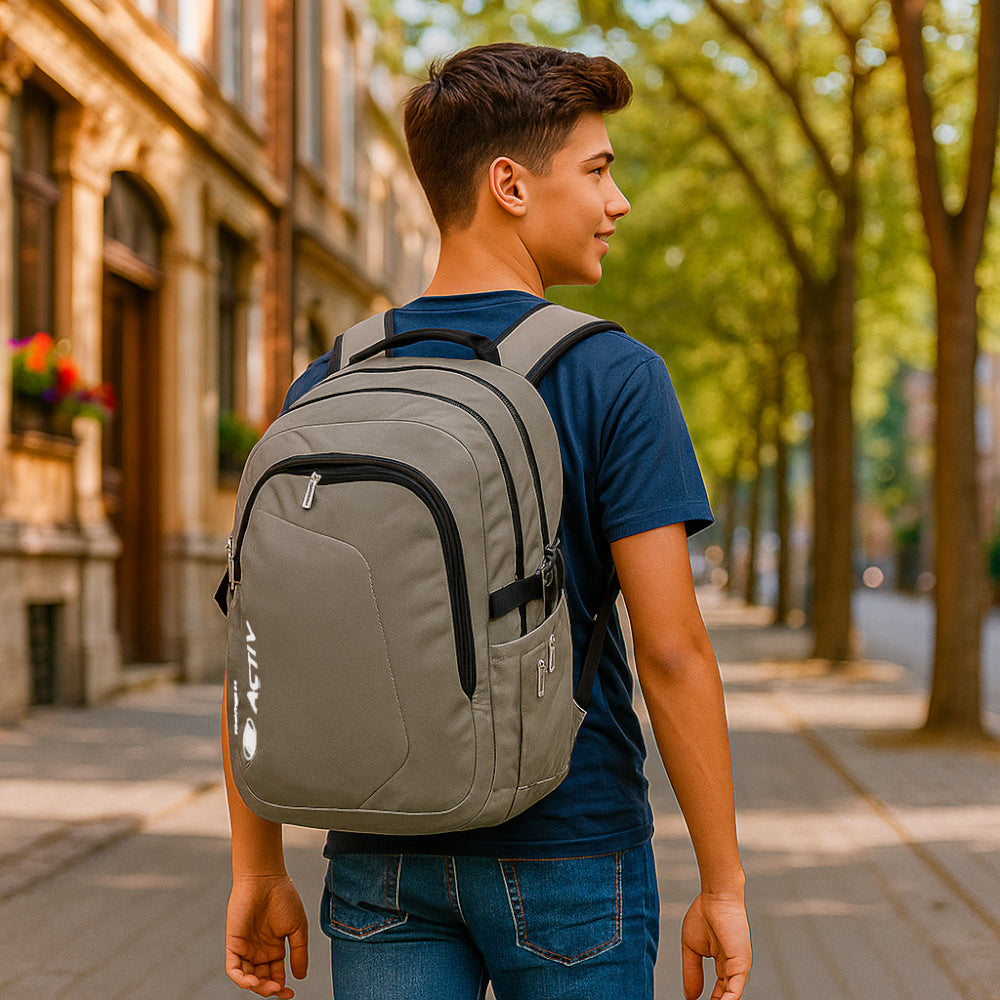 ACTIV LAPTOP BACKPACK - L.GRAY