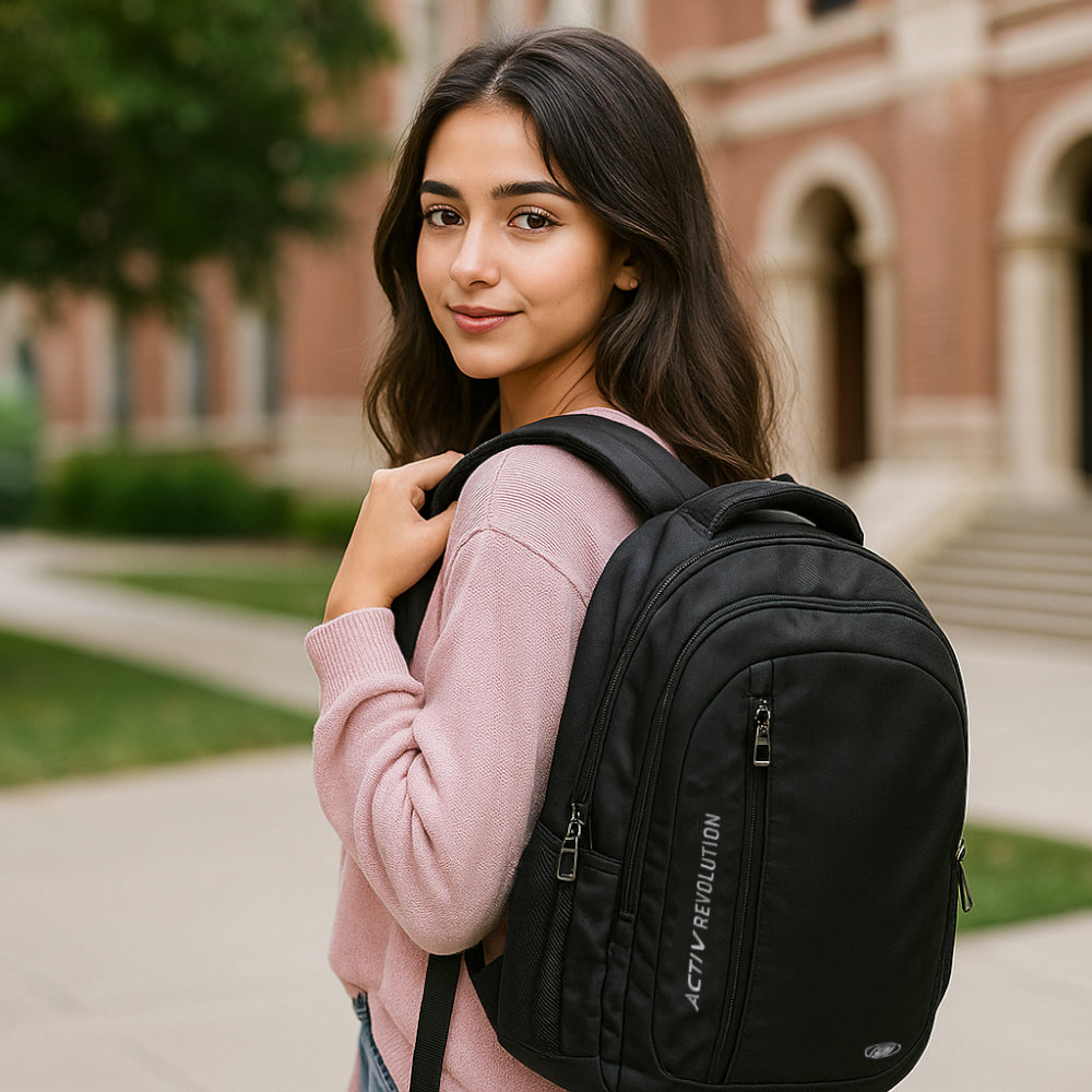 ACTIV LAPTOP BACKPACK - BLACK