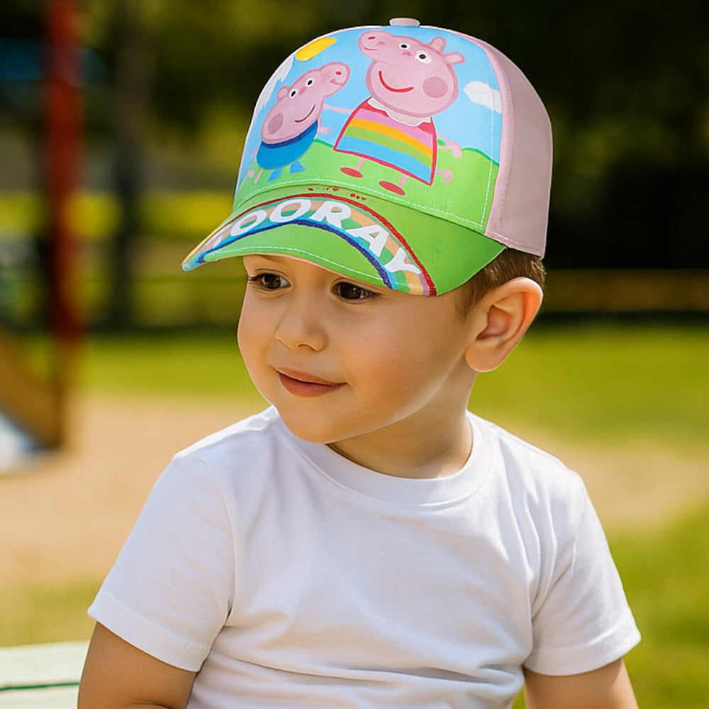 PEPPA PIG GIRL'S VELCRO CAP - PINK