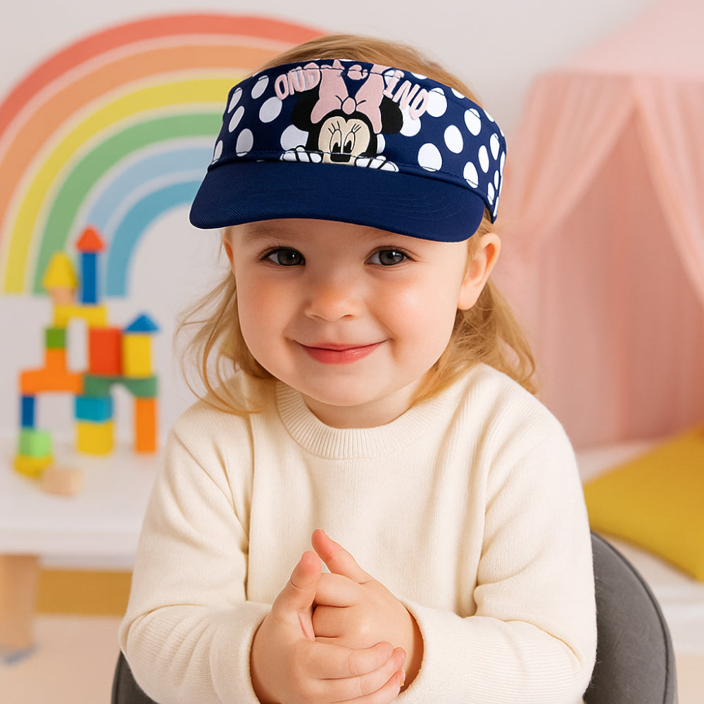 DISNEY MINNIE MOUSE GIRL'S CAP - NAVY