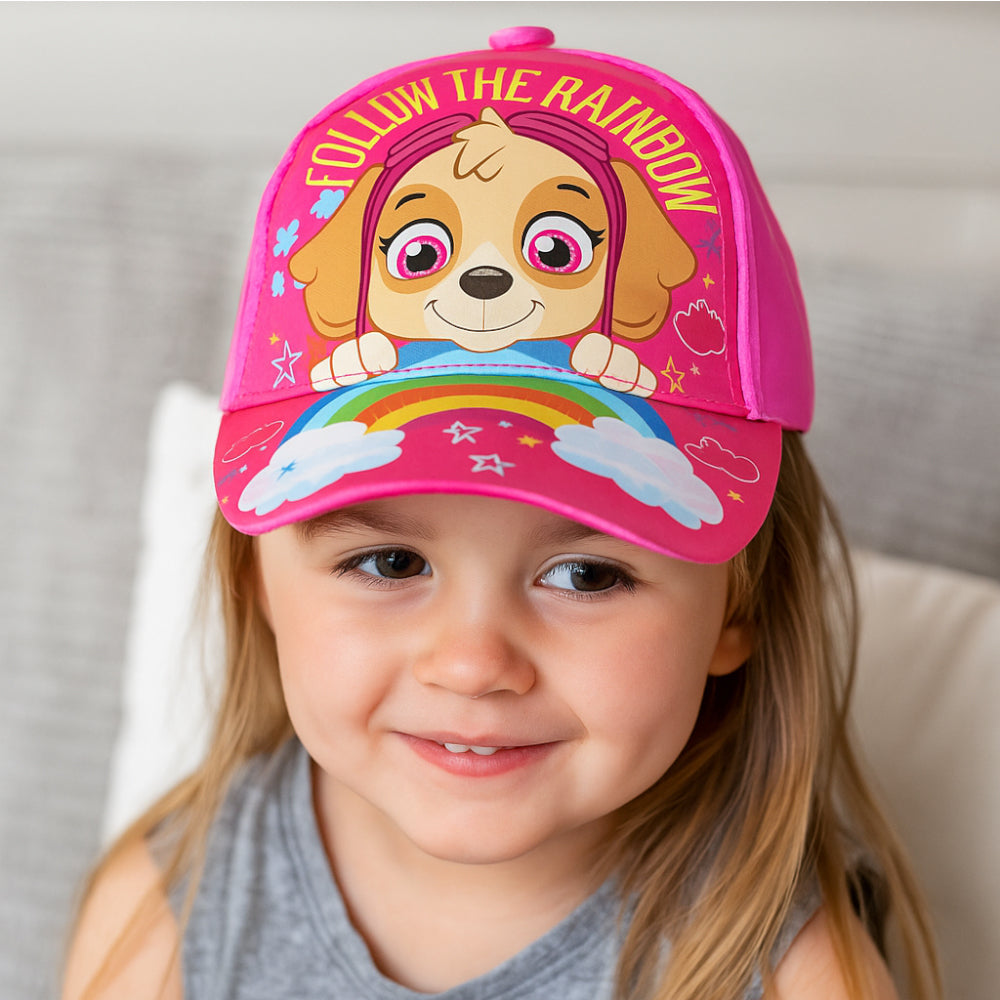 PAW PATROL GIRL'S VELCRO CAP - ROSE