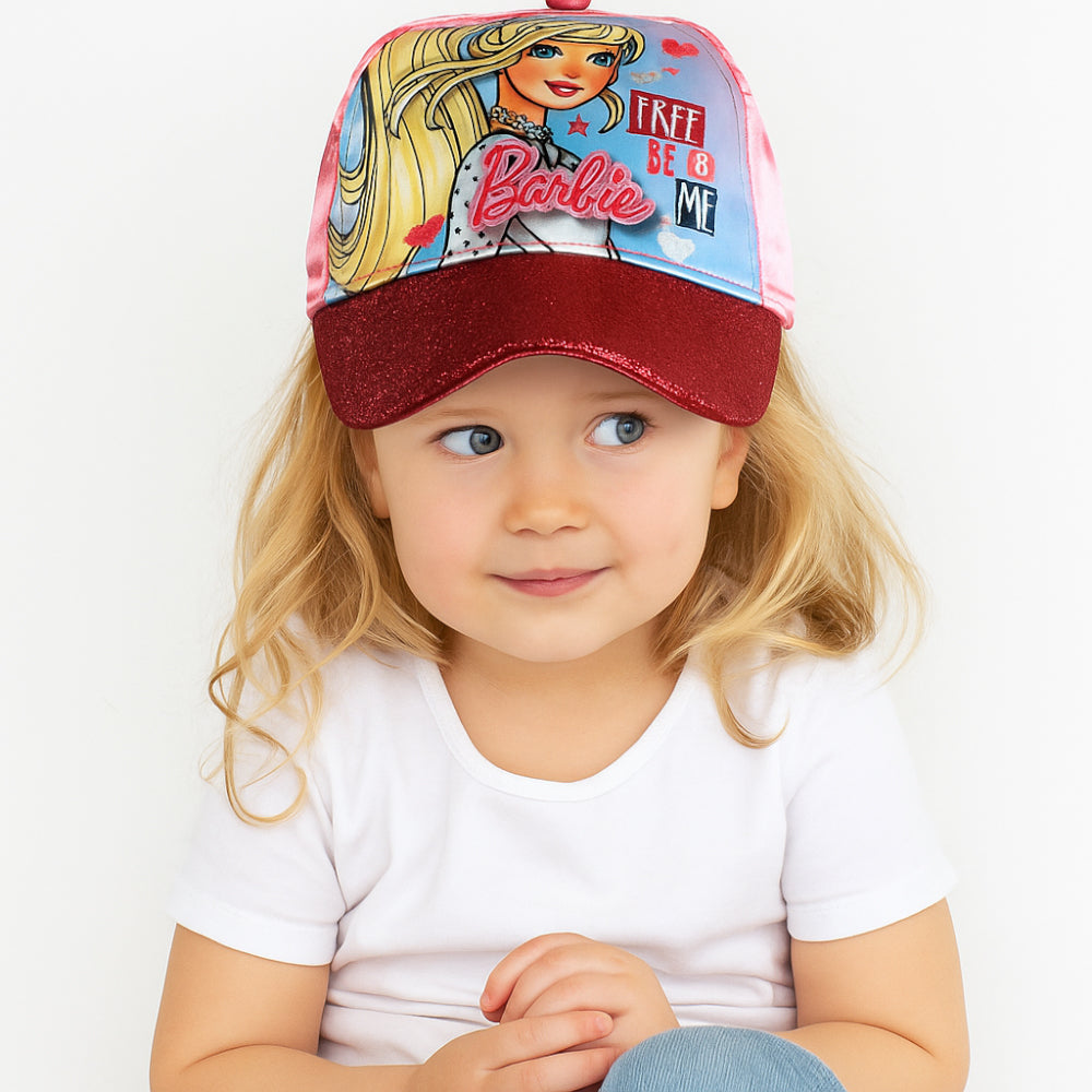 BARBIE GIRL'S VELCRO CAP - PINK