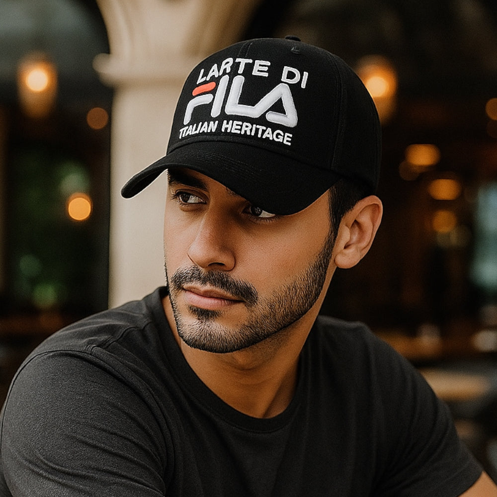 FILA ADULT BUCKLE CAP - BLACK