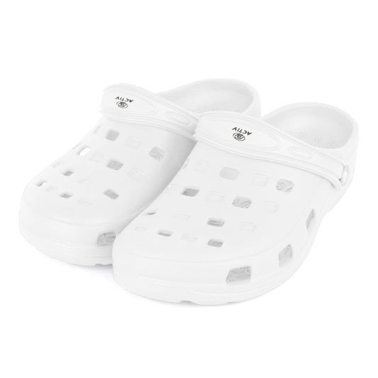 ACTIV CLOGS- WHITE