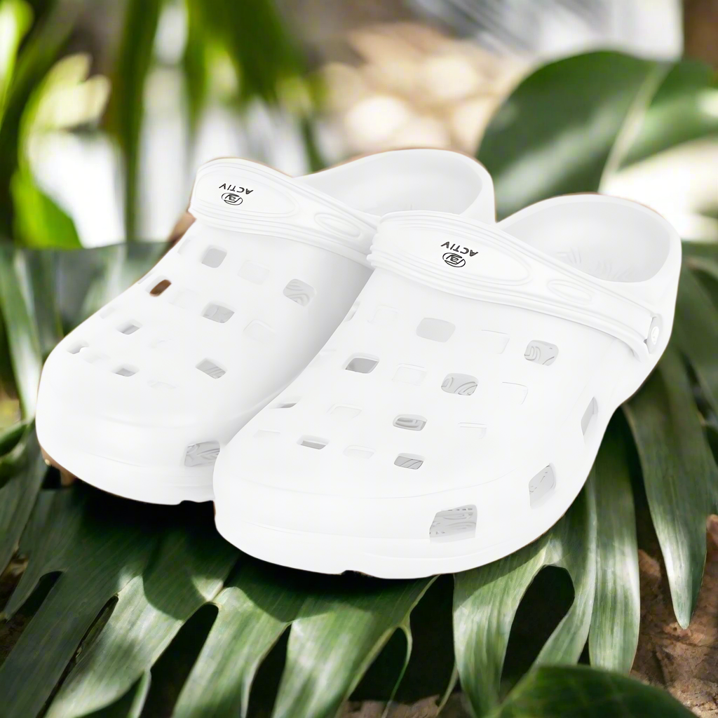 ACTIV CLOGS - WHITE