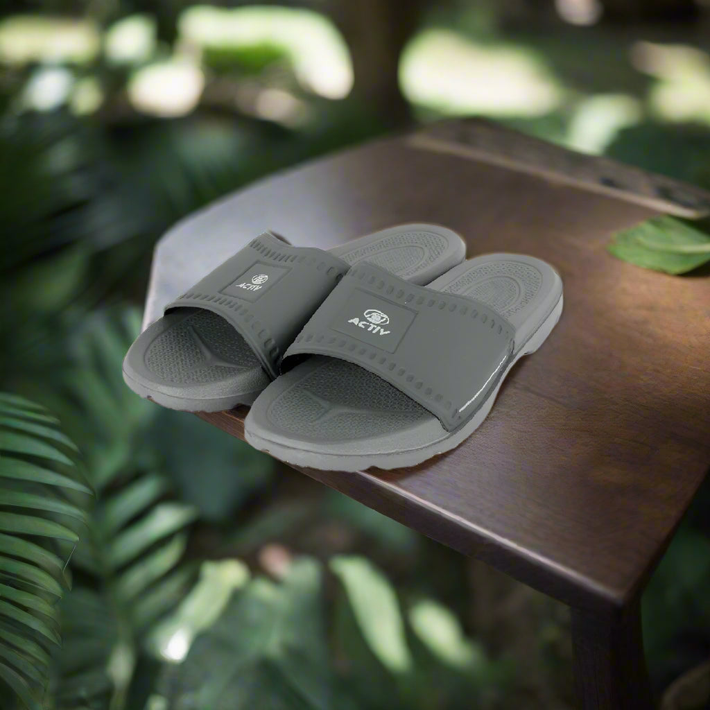 ACTIV SLIDE SLIPPER - DK.GREY