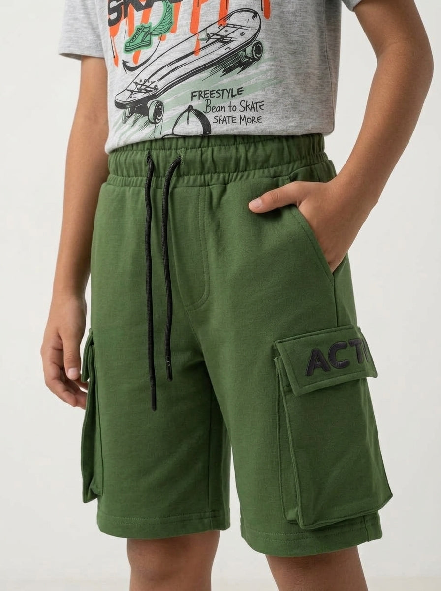 ACTIV BASIC BAGGY SHORT - OLIVE