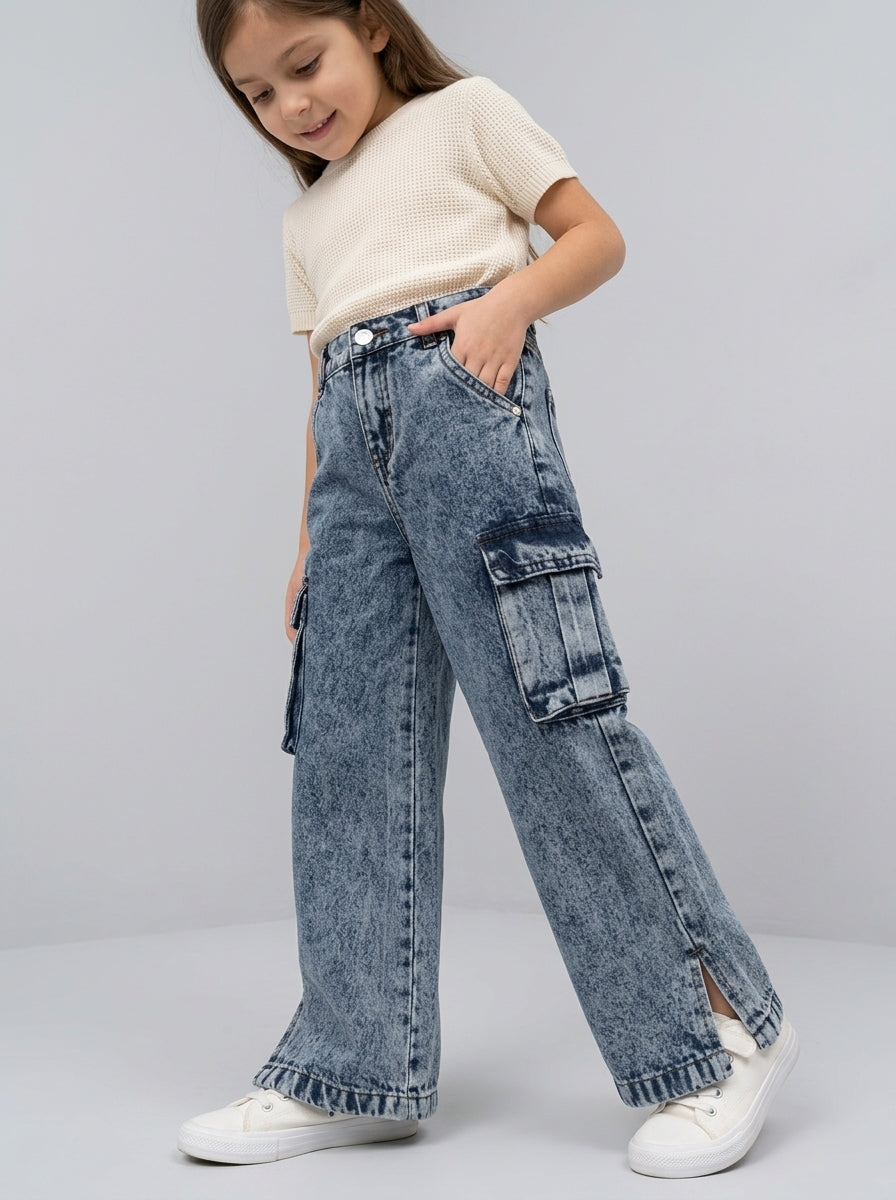 ACTIV JEANS BAGGY PANTS - L.BLUE