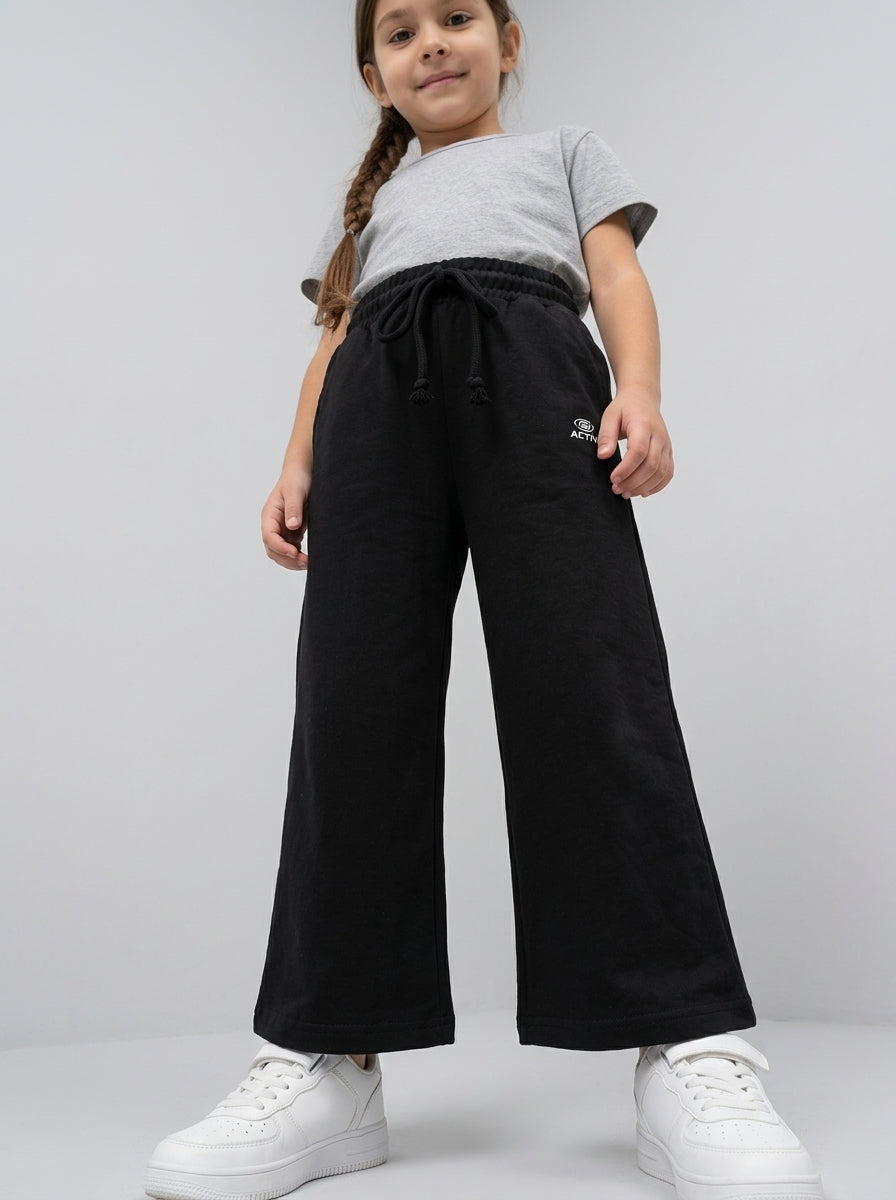 ACTIV BASIC CASUAL SWEATPANTS - BLACK