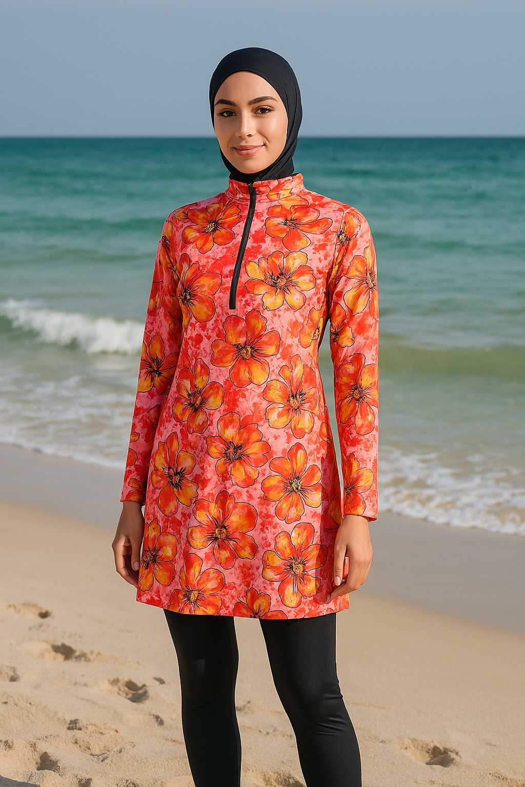 ACTIV F.COVER H.Z BURKINI*3 - ORANGE