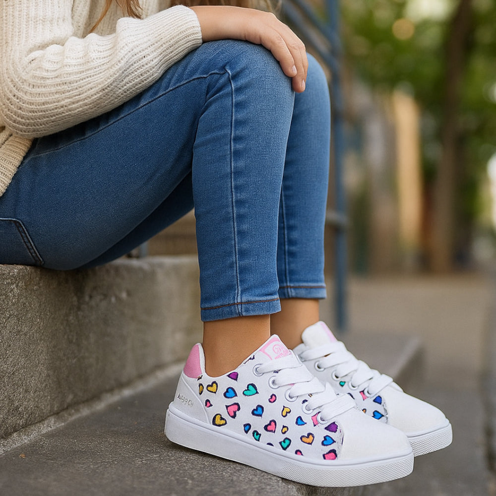 ACTIV FASHION SHOES - White Heart - Activ Abou Alaa