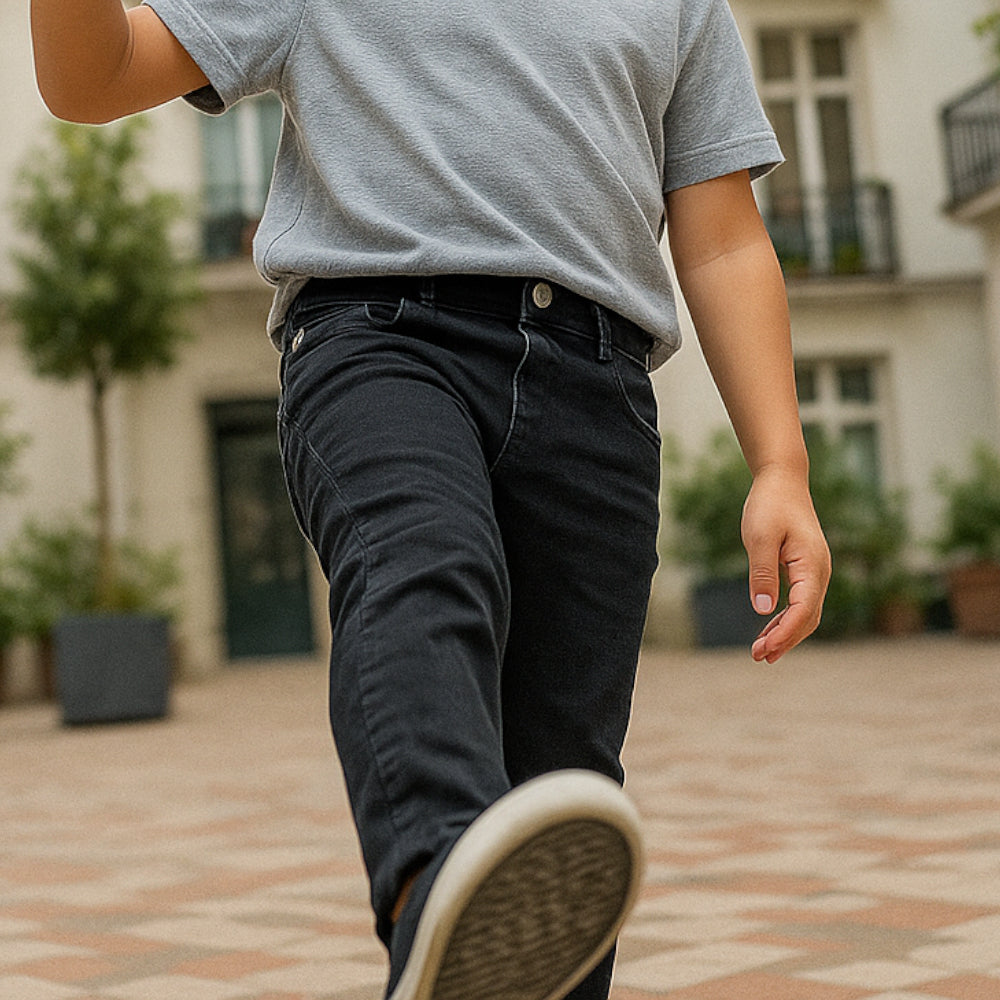 ACTIV JEANS PANTS - BLACK - Activ Abou Alaa