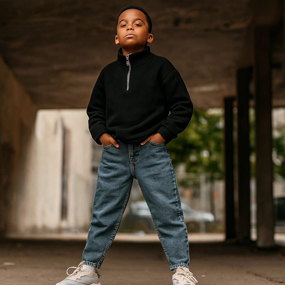 ACTIV BALLOON JEANS PANTS - D.BLUE - Activ Abou Alaa