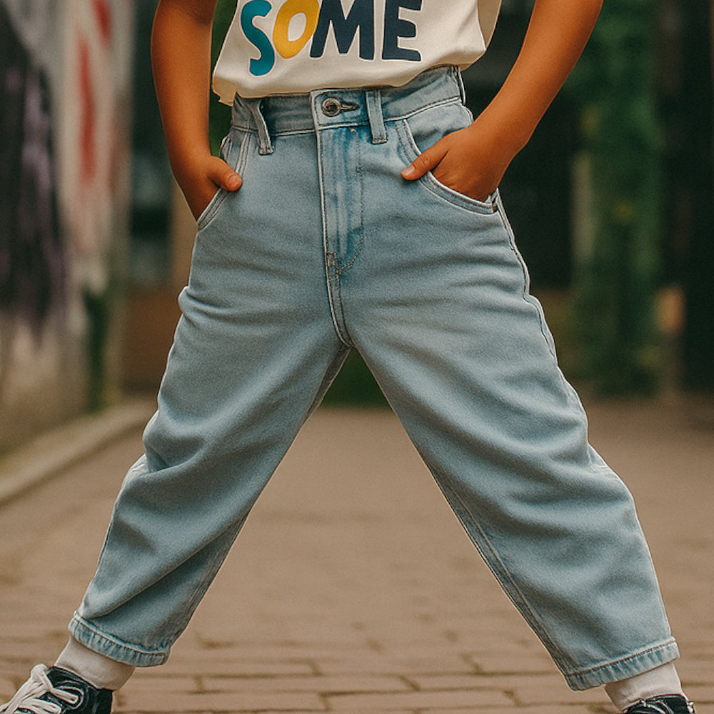 ACTIV BALLOON JEANS PANTS - L.BLUE - Activ Abou Alaa