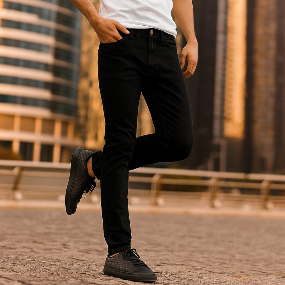 ACTIV JEANS PANTS - BLACK - Activ Abou Alaa