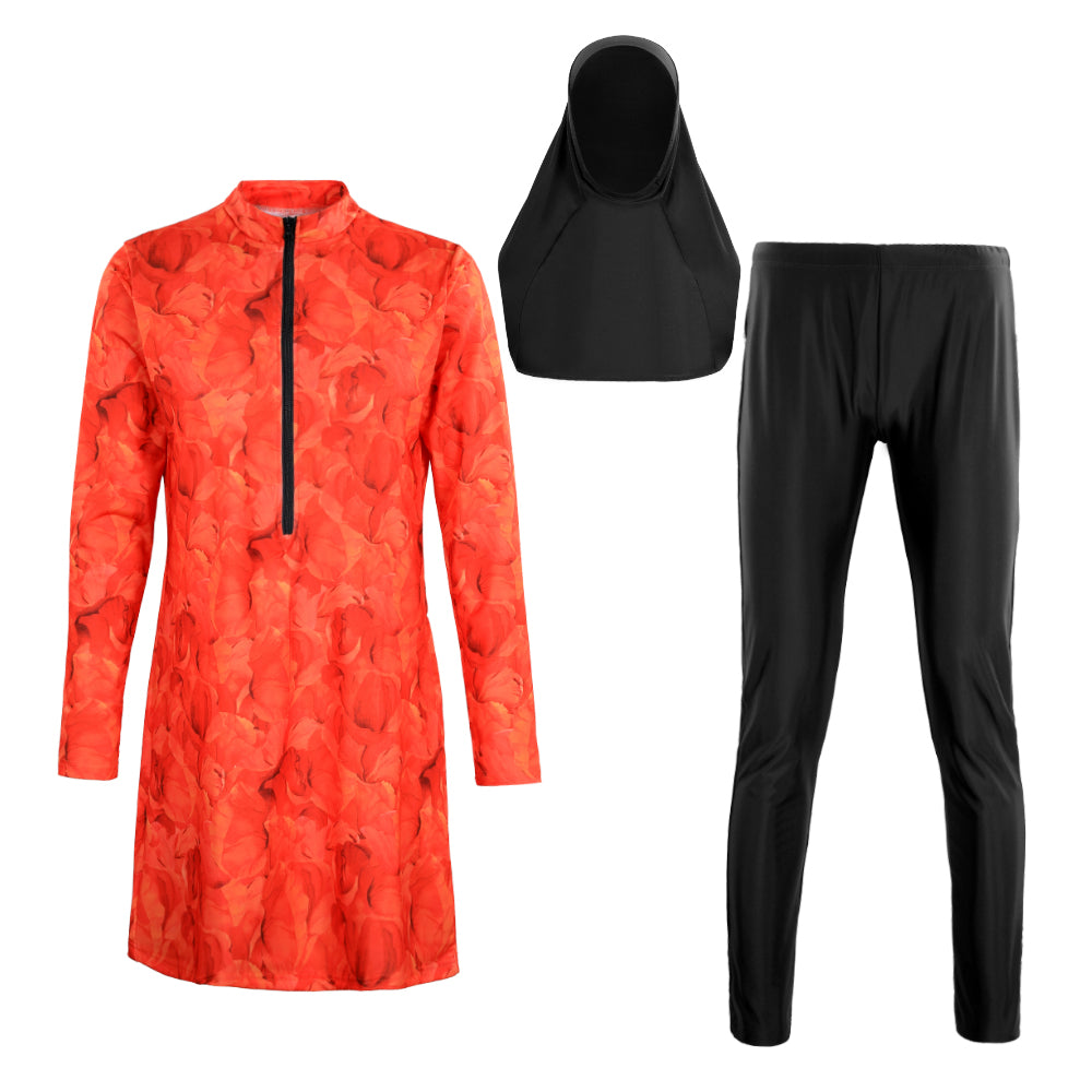 ACTIV F.COVER H.Z BURKINI*3 - RED