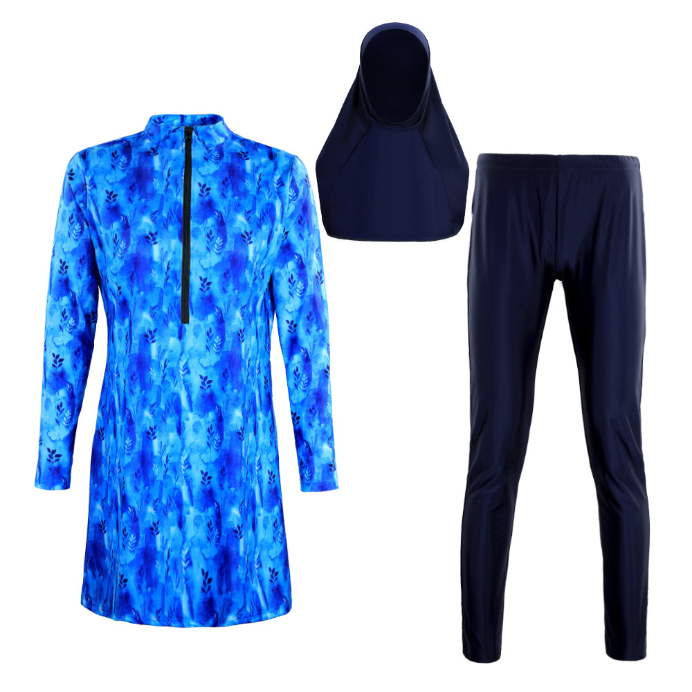ACTIV F.COVER H.Z BURKINI*3 - INDIGO