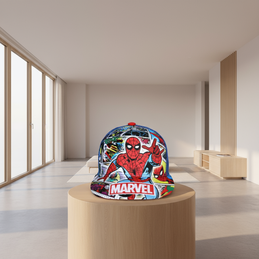 MARVEL BOY'S SNAP CAP - ROYAL