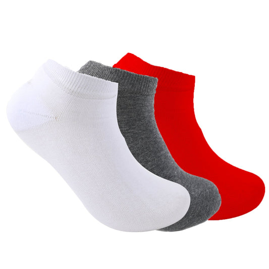 Men Socks Package 3 - WHITE*RED*GRAY A-925 Activ Abou Alaa