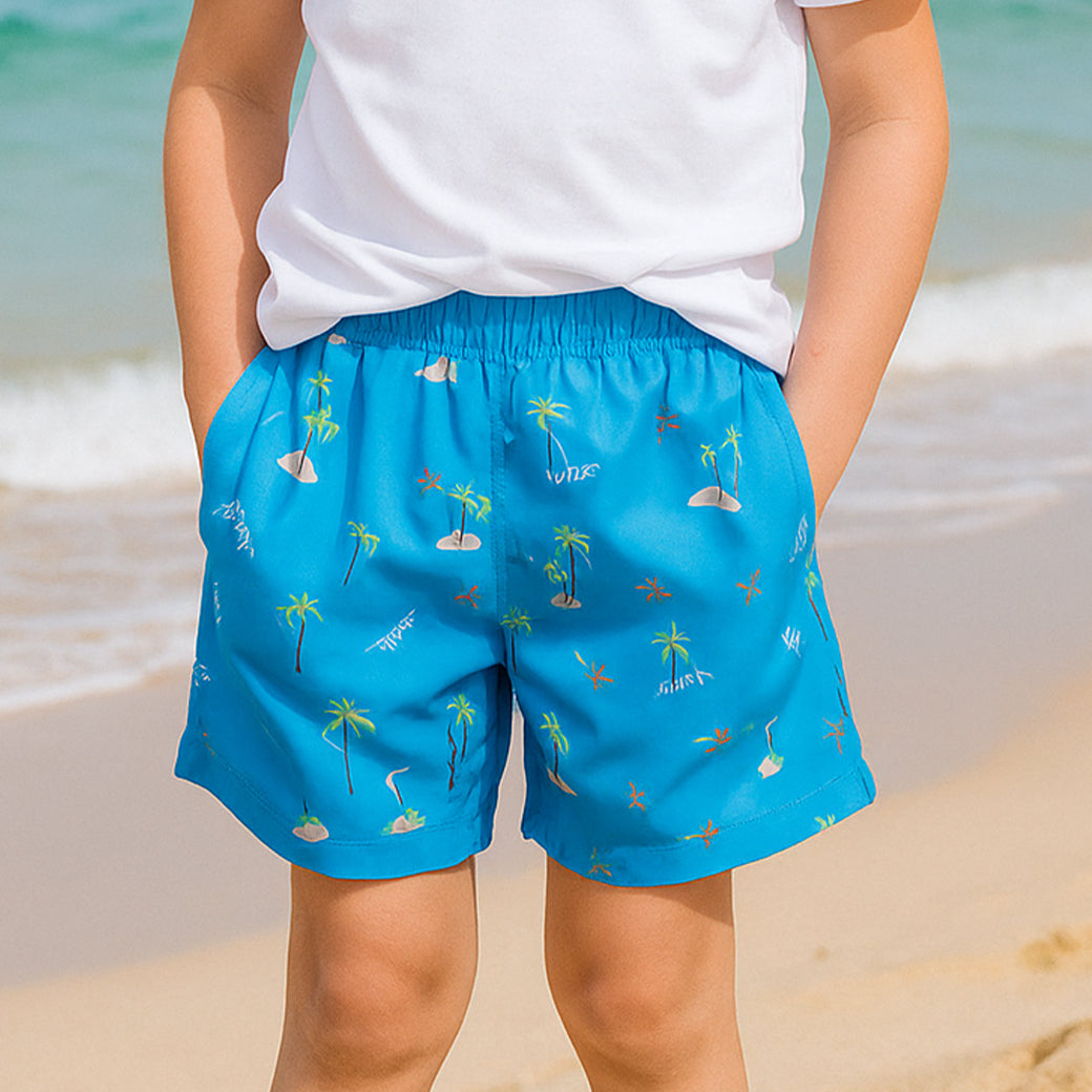ACTIV F.COVER SWIM SHORT - SKYBLUE