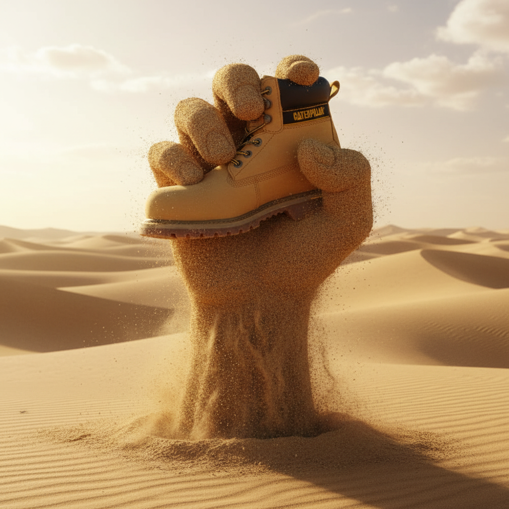 CAT HOLTON S3 HRO SRC SHOES - HONEY